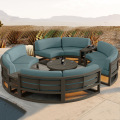 Courtyard Garden Simple Balcon Round Round Outdoor Canapa