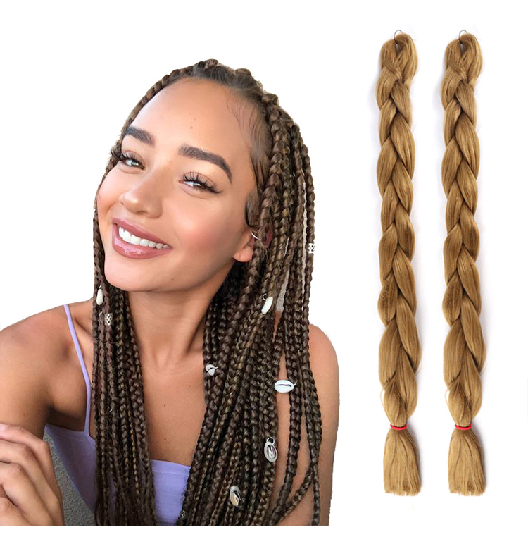 82 Inches  Ultra Hot Sale Wholesale Cheap Braiding Rich Synthetic Size Hair Jumbo Braid