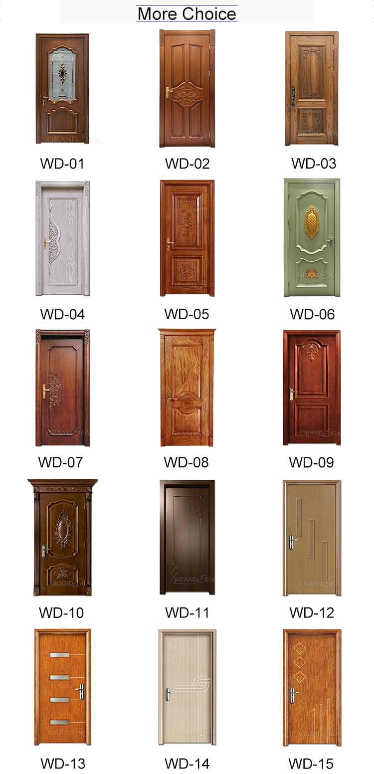 GuangDong Modern Plain Not Warp Sound Insulation Plywood Doors For Bedroom