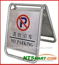 Stainless Steel No Parking Sign Stand