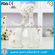 cat shaped white ceramic wedding decorations wholesale