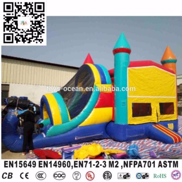 Toddlers Juniors Inflatable Module bouncer obstacle combo with slide