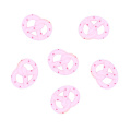 Hot Sale 100Pcs Μικτή ρητίνη Flatback Cookies Flat Back Cabochon Kawaii Resin Καρδιά Μπισκότο Ψωμί Επιδόρπιο Κούκλα Αξεσουάρ σπιτιού