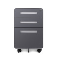 3 Drawer File Cabinet with Wheels for Desk
