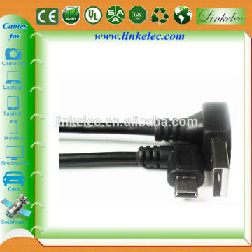 mini usb left angle mini usb car charger cable