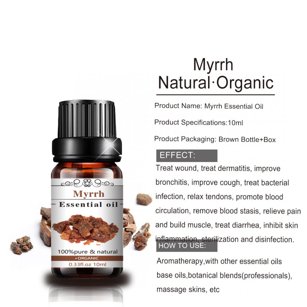 100 ٪ روغن میر ارگانیک خالص برای مراقبت از پوست و روغن ماساژ صورت بهترین کیفیت روغن myrrh
