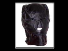 Full Head Fetish Slave Mask Hood Head Bondage Sex Toys Leather Bondage Restraints Mask Slave Open nose Erotic Toys Blindfold