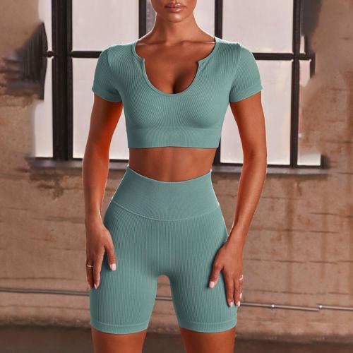 Running Shorts GMY Yoga Crop Top Sets