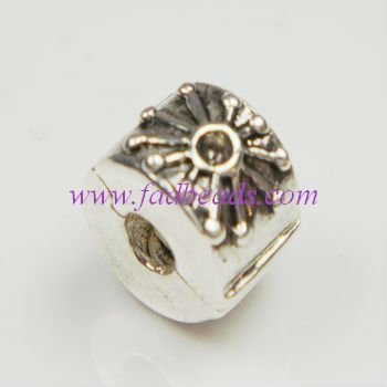 European Clips silver Beads