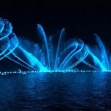 Dance Fountain Light Music Sync Outdoor Decor