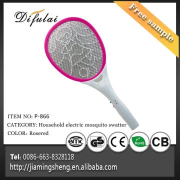 Rechargeable electric mosquito swatter fly swatter