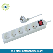 5 Outlet Power Strip and Power Outlet  with Individual Switch