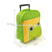 Cartoon design wheeled backpack for the school