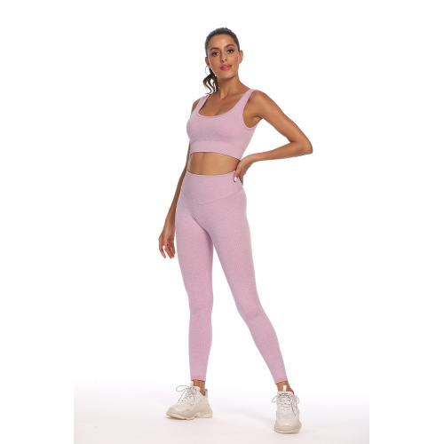 Vestuário de ioga para mulher flex Jacquard Seamless