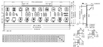 Low price FSTN LCD display module