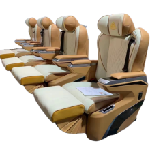 KIMSSY Napa Leather Car Seats for Toyota Coaster Hiace MPV Tuning