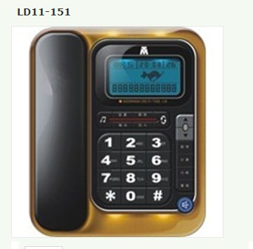 dual systems jumbo caller id phone with lcd display