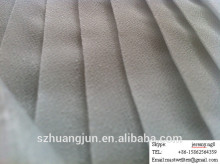 crinkle chiffon+bronzing on poly fabric