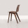 Ristorante contemporaneo Sedia in legno massiccio Morph Chair