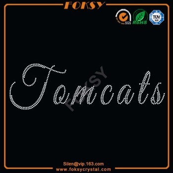 Tom Cats hotfix rhinestone transfers