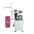 Máquina de fabricação de caixa de pinos de zíper de nylon automática inserida