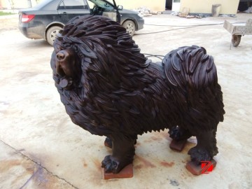 small size puli do statue for garden decor