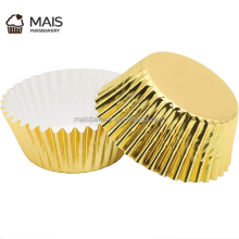  MaisBakery Heat Resistant Disposable Cupcake Cases - Golden Muffin Cups
