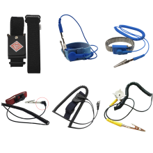 JEJOR PVC/PU Anti-Static ESD Wrist Strap for Grounding