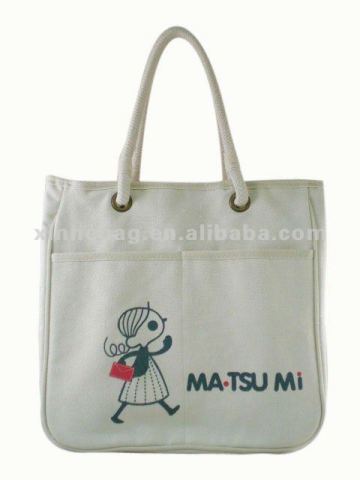 Canvas beach bag