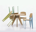 Πρότυπη καρέκλα φαγητού / Καρέκλα κόντρα πλακέ Jean Prouve