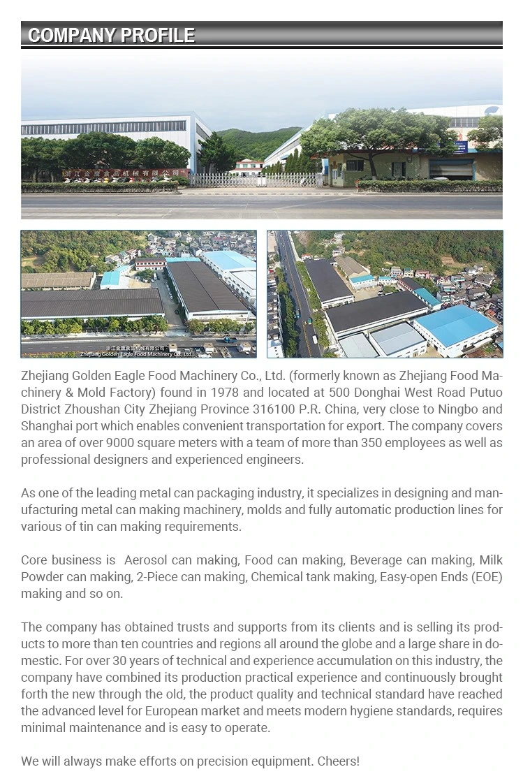 Factory Aerosol Tin Can Making Machinery Production Line