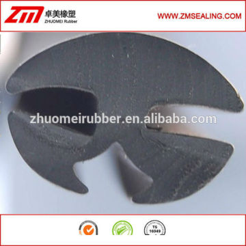 EPDM rubber lock gasket for windshield