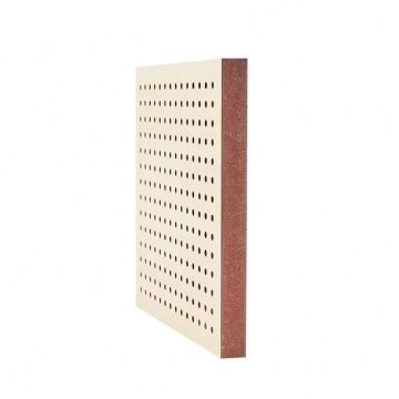 Wood Perforated Acoustic Panels for Home Office Recording Studios
