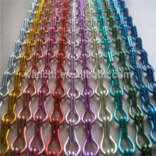 decorative metal mesh drapery for room divider/decorative stainless steel wire mesh for wall/christmas decorative mesh ribbon