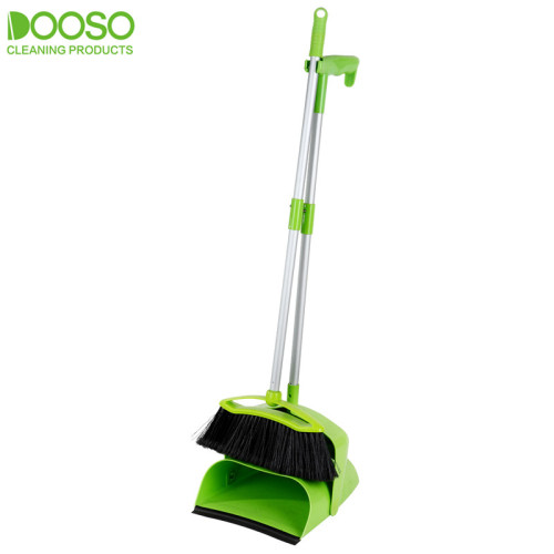 2019 Plastic Broom Aluminium Stick and Dustpan Set