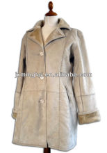 Ladies fur coats fake fur long coat OEM design