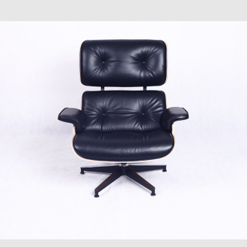 Cozy Eames Lounge Chair in Top Grain Leather
