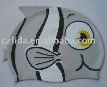 Fish Junior Silicone Swim Cap