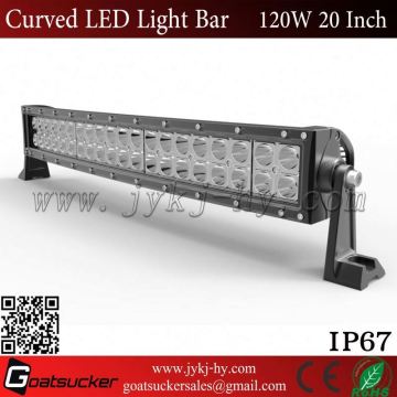 OEM factory curved IP67 20 inch led light bar offroad light bar 120w led light bar