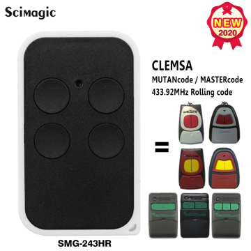 CLEMSA MUTAN CODE / MV12/MT1/ MINI garage door remote control open key replicator CLEMSA 433.92MHz garage handheld transmitter