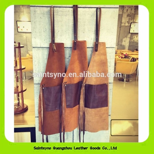 16020 Waterproof durable leather work aprons for sale