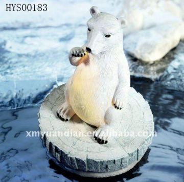 bear Floating on the snow LED light