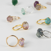 Wholesale Crystal Stone Handmade Mixed Rings for Semi-Precious Stone Crafts