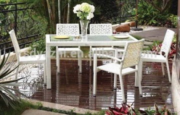 rattan dining table and chair,dining room chair and table,,restaurant dining set, chair and table,,dining-hall set