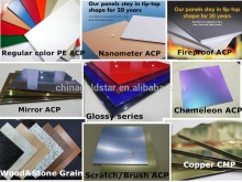 construction building material alu composite panel