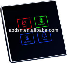 Hotel electronic doorplate/hotel doorbell switch/wired doorbell switch