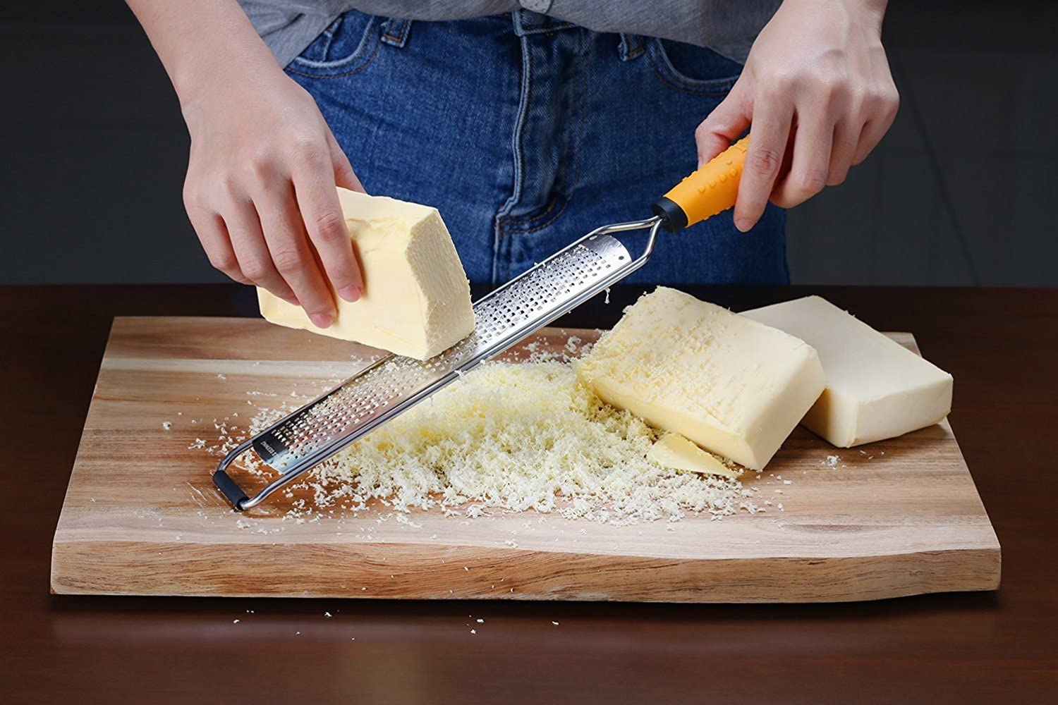 Citrus Zester & Cheese Grater Parmesan Cheese Lemon, Zester Grater, Chocolate, Vegetables, Fruits Razor Stainless Steel