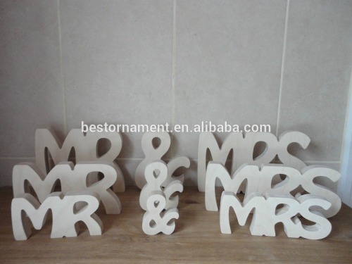 MR AND MRS MR & MRS WEDDING SIGN WOODEN LETTERS