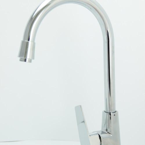 Single Handle 3 Triple Sink Mixers 304 Stainless Steel Basin Kitchen Tap Faucet
