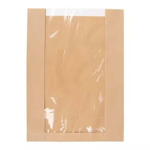 Custom Kraft Bread Packaging with View Window